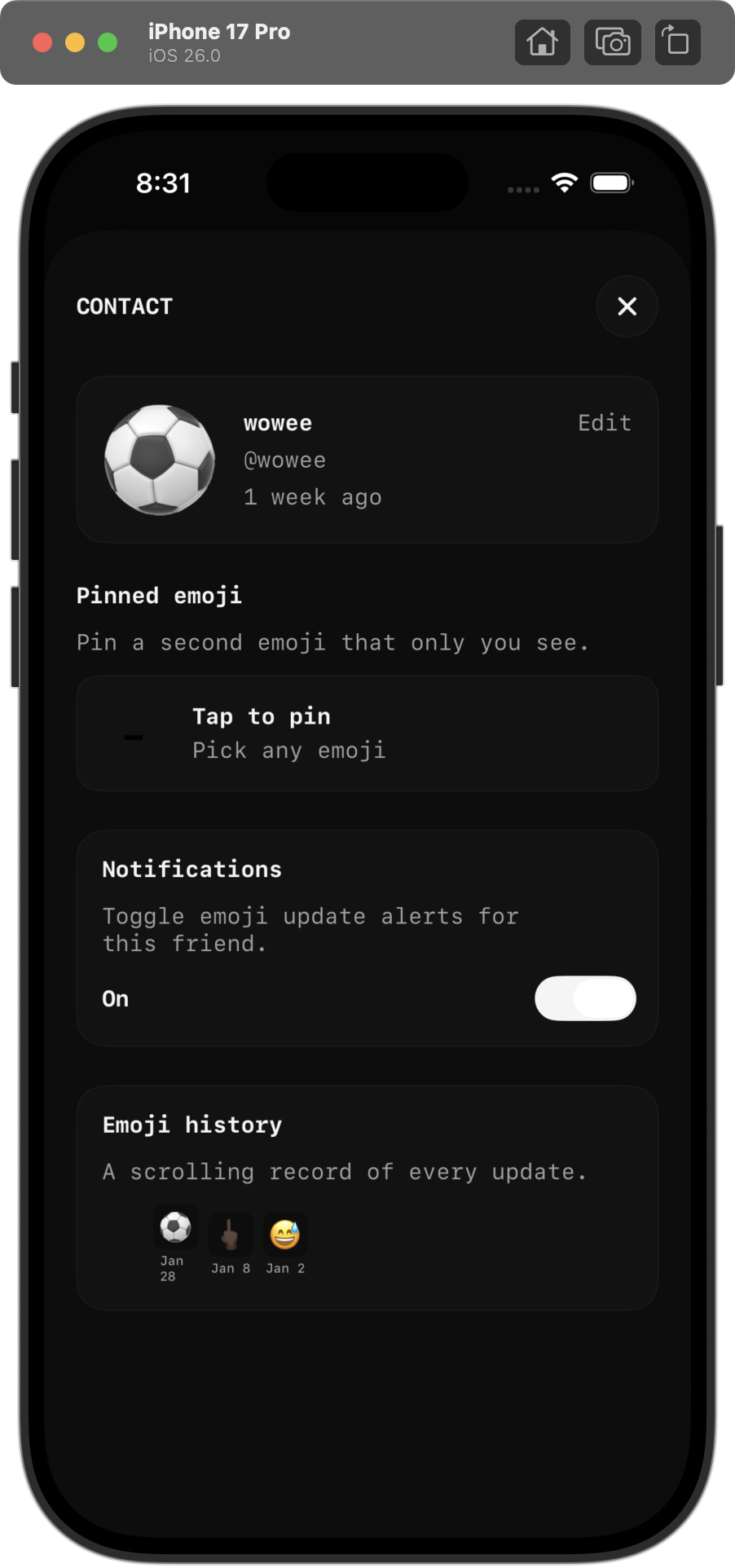 Paperclip emoji update